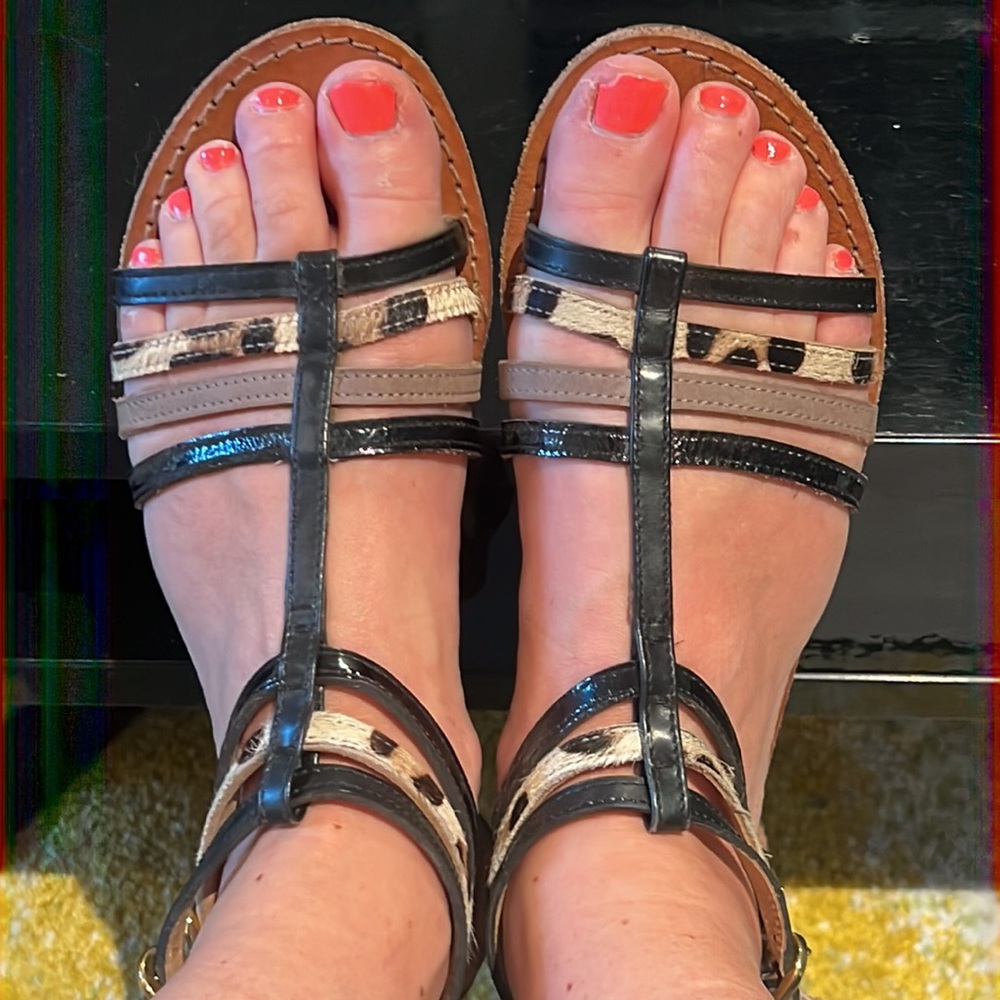 GEOX leather sandals 7.5